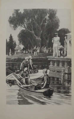Караев Г.Н., Успенский Л.В. 60-я параллель. Роман / Рис. А. Карасика. Л.: Детгиз, 1955.